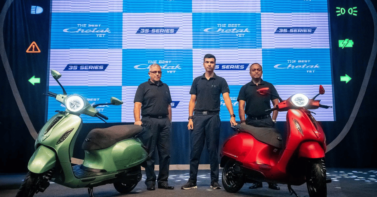 Bajaj Auto Unveils Two New Electric Variants Of Chetak Scooter: A Step Towards the Future of EVs
