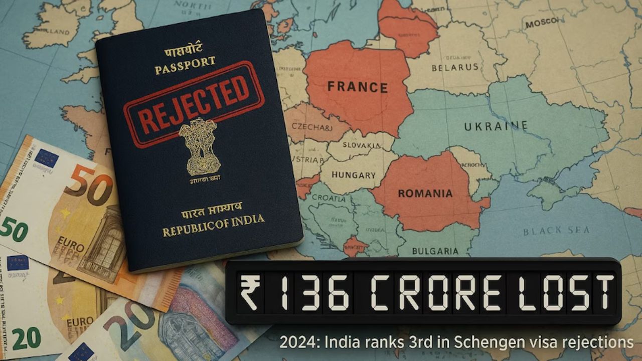 Indians Lose ₹136 Crore to Schengen Visa Rejections in 2024