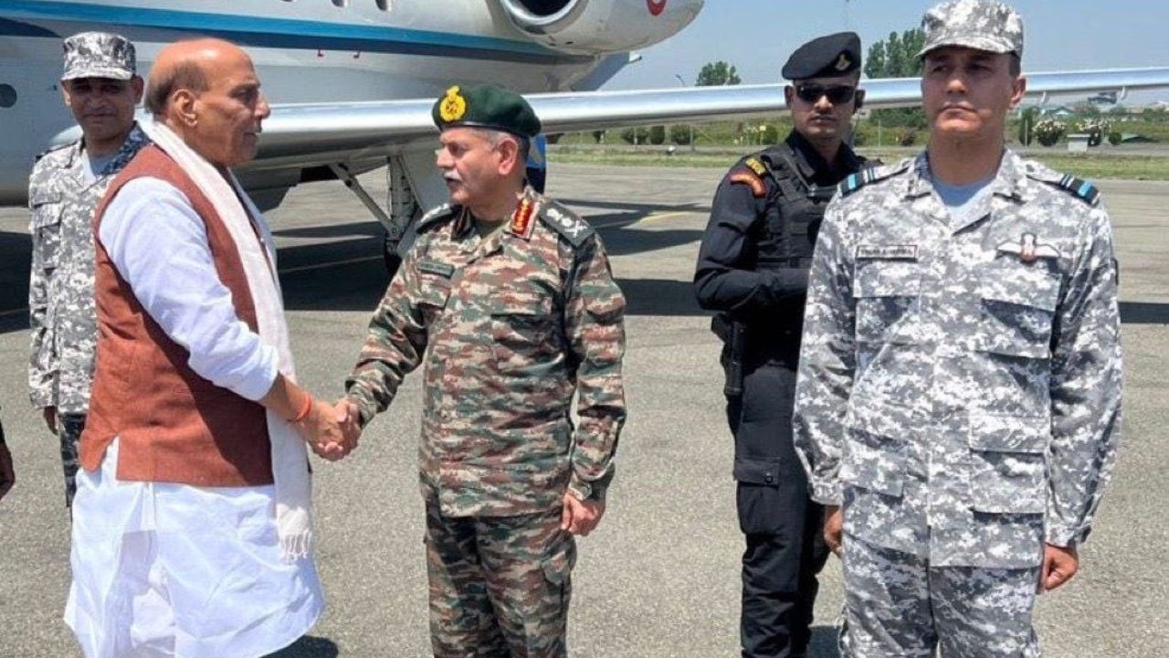 Rajnath Singh Visits Srinagar to Review Security After Operation Sindoor and India-Pakistan Ceasefire