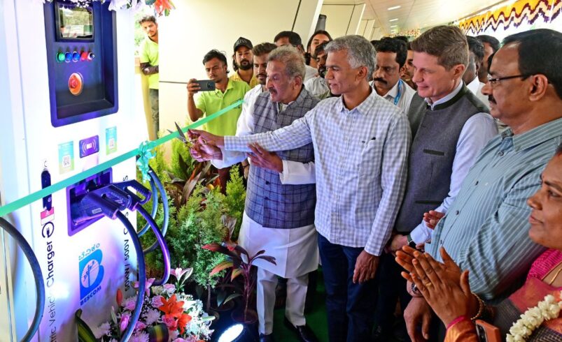 Karnataka’s Green Leap: India’s First Solar-Powered EV Charging Hub Near Bengaluru Airport
